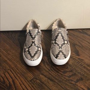 Steve madden snake skin slip-on sneaker